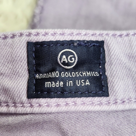 AG Adriano Goldschmied The Legging Ankle Super Skinny Stretch Denim 27R Lilac - Picture 4 of 16